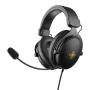 Deltaco GAM-190 Gaming Headset Proteinleder 3,5 mm Kabel schwarz