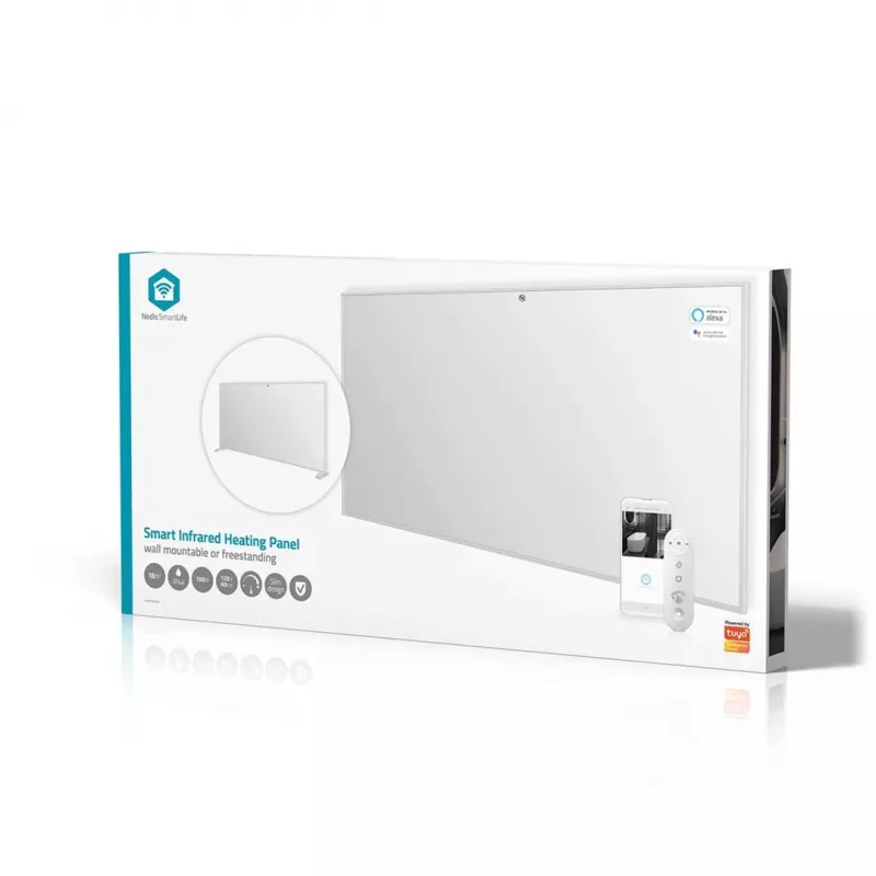 Nedis SmartLife HTIP700WTW infraraudonųjų spindulių šildymo panelė, 700 W, balta