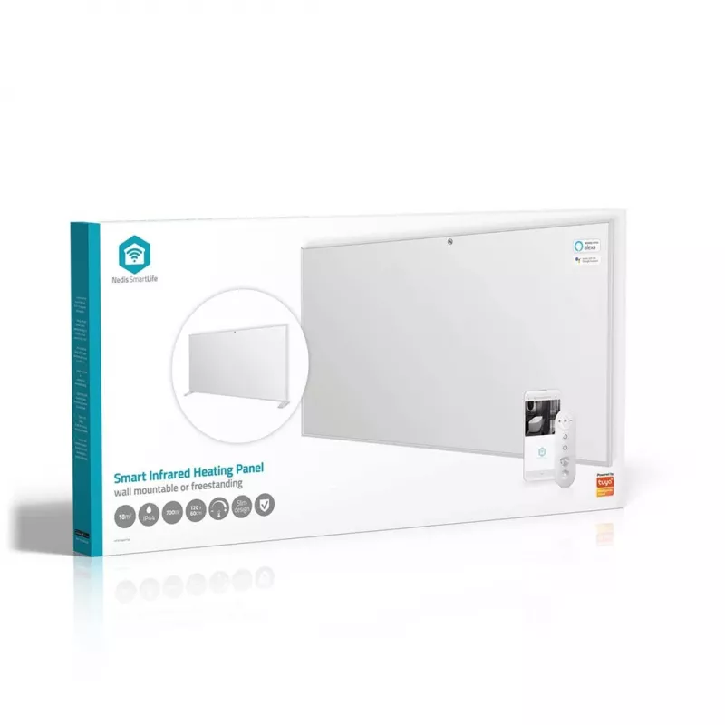 Nedis SmartLife HTIP700WTW infraraudonųjų spindulių šildymo panelė, 700 W, balta