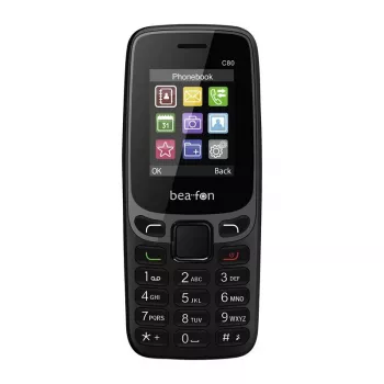 Beafon C80 - 2G, klasikinis telefonas, juoda spalva, Dual SIM