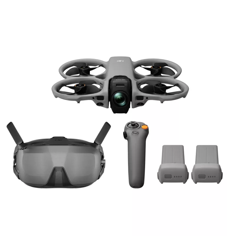 DJI Avata 360 Motion Fly More Combo su Goggles N3 - 64 MP 360° kameros dronas 4 rotoriai