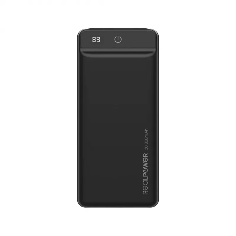 RealPower PB-30k PD 30.000 mAh nešiojamas įkroviklis