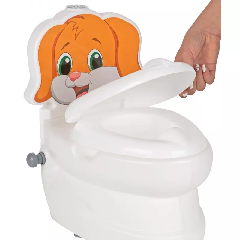 Jamara BAY šunų tualetas 21,5cm sėdynės aukštis Max.25KG Baltas