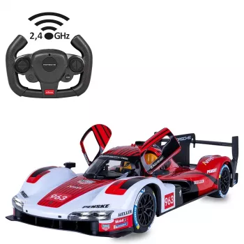 Automobilis RC Jamara Porsche 963 LMDH 1:14 Raudonas 2,4GHz su durų atidarymu (402261)