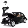 Jamara VW Beetle RC liejimas 1:18 juoda 27 MHz - nuotoliniu būdu valdomas elektrinis RC automobilis