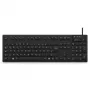 MediaRange laidinė higieninė klaviatūra, QWERTZ, IP68, 1.5 m, juoda