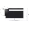 JAPANNEXT JN-IPS340UWQHD60C-C65W-HS-W lenktas UWQHD monitorius