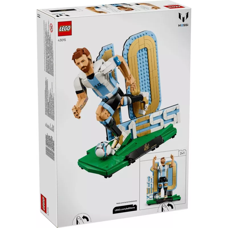 LEGO Editions 43015 Lionel Messi – futbolo legenda