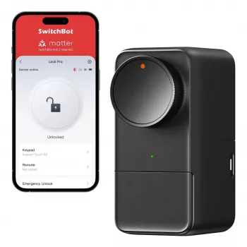 SwitchBot Smart Lock Pro elektroninė spynoda juoda