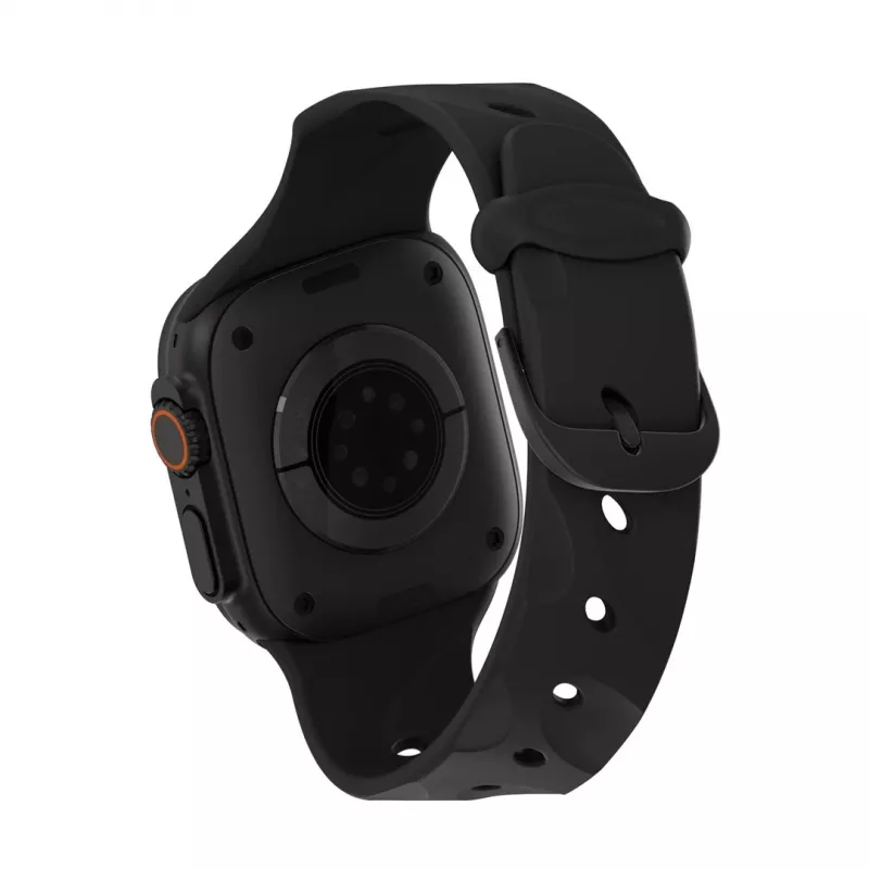 Decoded Silicone Ares Splice Band – Silikoninis dirželis Apple Watch 40/42 mm (juodas)