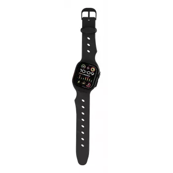 Decoded Silicone Ares Splice Band – Silikoninis dirželis Apple Watch 44/46/49 mm (juodas)
