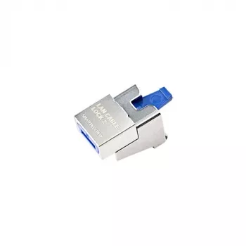 SmartKeeper NC13PKDB 5 x LAN kabelių spynos 2 su 1 x raktu pagrindinis tamsiai mėlynas SLSART-0310