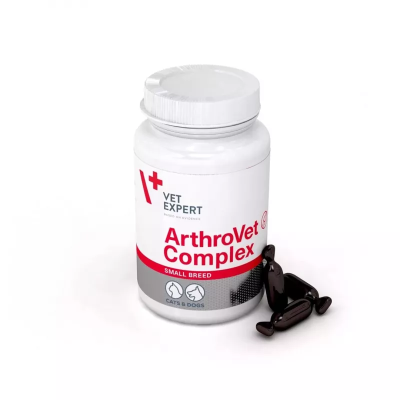 VETEXPERT ArthroVet Collagen Small breed – papildas šunims ir katėms – 60 tablečių