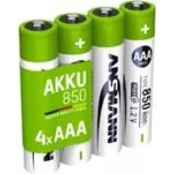 Ansmann 1x4 NiMH baterija Micro AAA tipo 850 800 mAh maxE - baterija - Micro (AAA) (1311-0024)