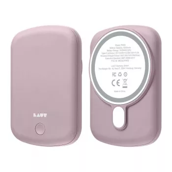 LAUT POWER CHARGE HANDY Pink Powerbank su MagSafe