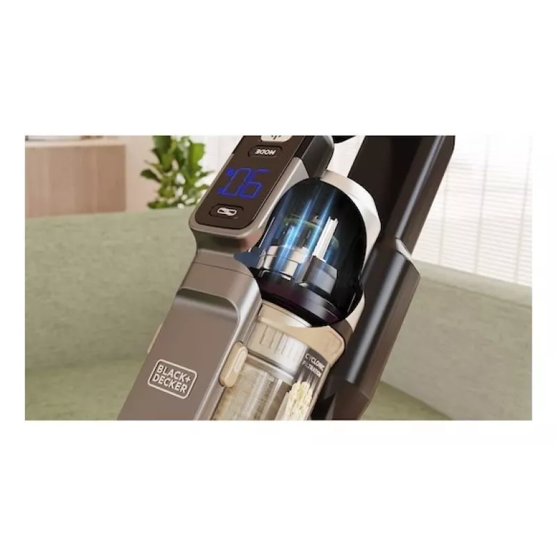 Black & Decker BSV525BLP-QW belaidis siurblys / elektrinis šluotražis, baterijinis, sausas valymas, be maišelio, 0.65 L, 2.5 Ah