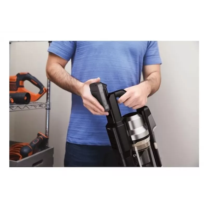 Black & Decker BSV525BLP-QW belaidis siurblys / elektrinis šluotražis, baterijinis, sausas valymas, be maišelio, 0.65 L, 2.5 Ah