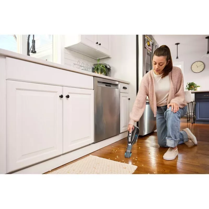 Nešiojamas dulkių siurblys Black & Decker DVD320B, juodas, sidabrinis, turkio spalvos, be maišelio