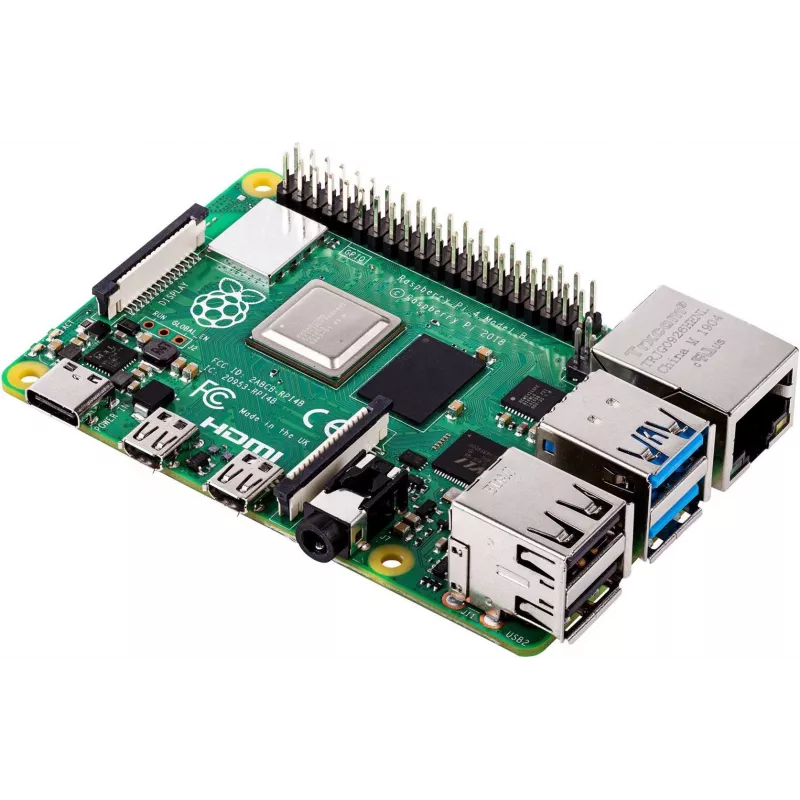 Raspberry Pi 4B plokštė 1,5 GHz / 8 GB / USB 3.0 / microHDMI / BT / WiFi