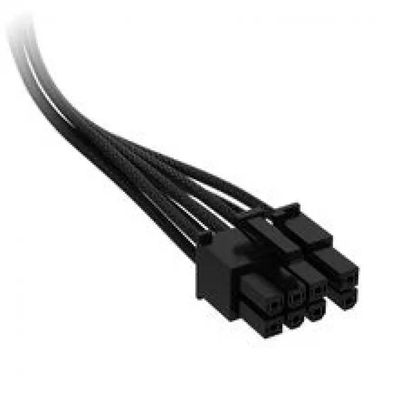 Corsair Premium Sleeved 6+2-Pin PCIe kabelis, skirtas Type-5 maitinimo šaltiniui - juoda