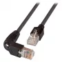 EFB RJ45 Patch laidas Cat.5e S/UTP PVC TM11 1x90 juodas 0,25 m