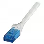 EFB RJ45 Patch Laidas Cat.6A U/UTP LSZH Premium 500MHz Pilkas 0,25m