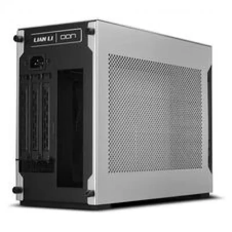 Lian Li x DAN Cases A4-H2O korpusas, Mini-ITX, PCIe 5.0 lankstus kabelis - sidabrinis