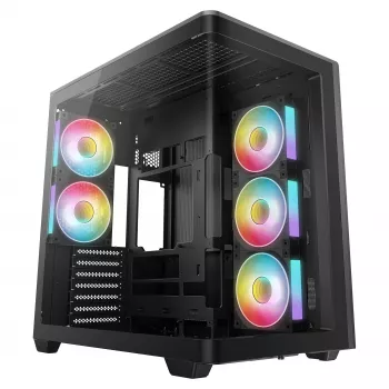 Korpusas DeepCool CG590U 5F, juodas
