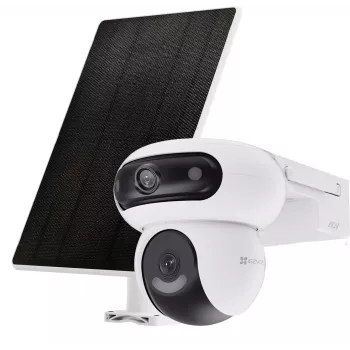 IP kamerų rinkinys Ezviz HB90X Dual 4G Wi-Fi 4MP+4MP su saulės baterija 8W