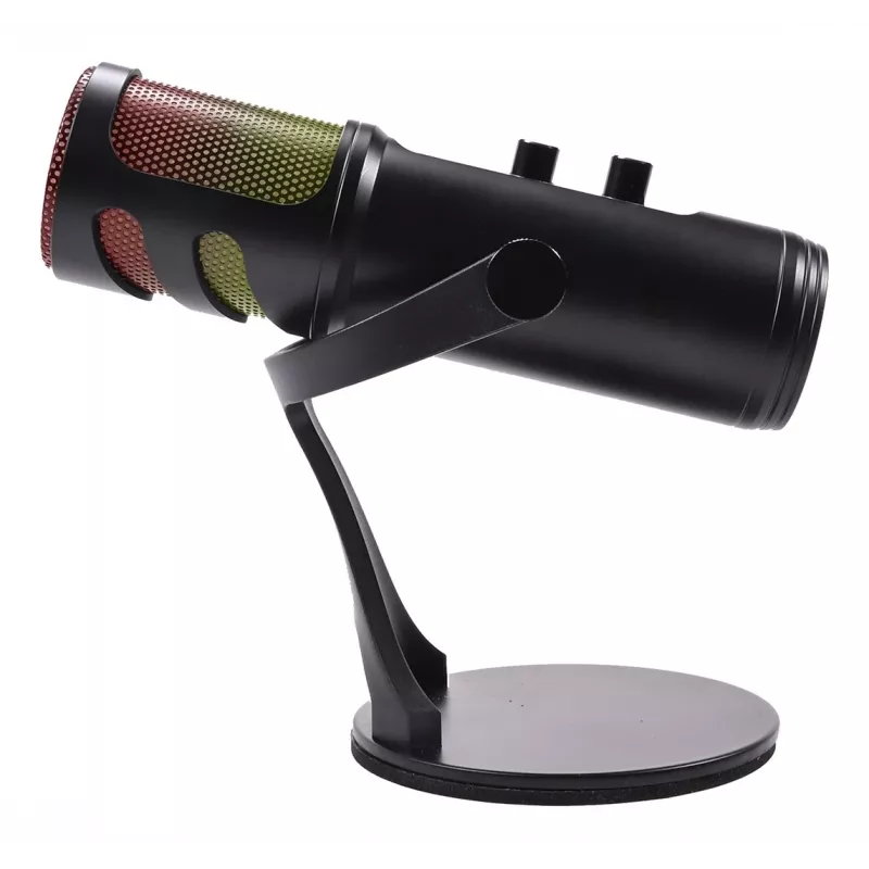 Deltaco Gaming RGB srautinio perdavimo mikrofonas juodas