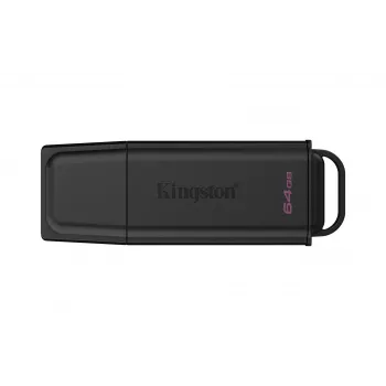 Kingston DataTraveler Exodia 64GB USB 3.2 Gen 1 juoda laikmena