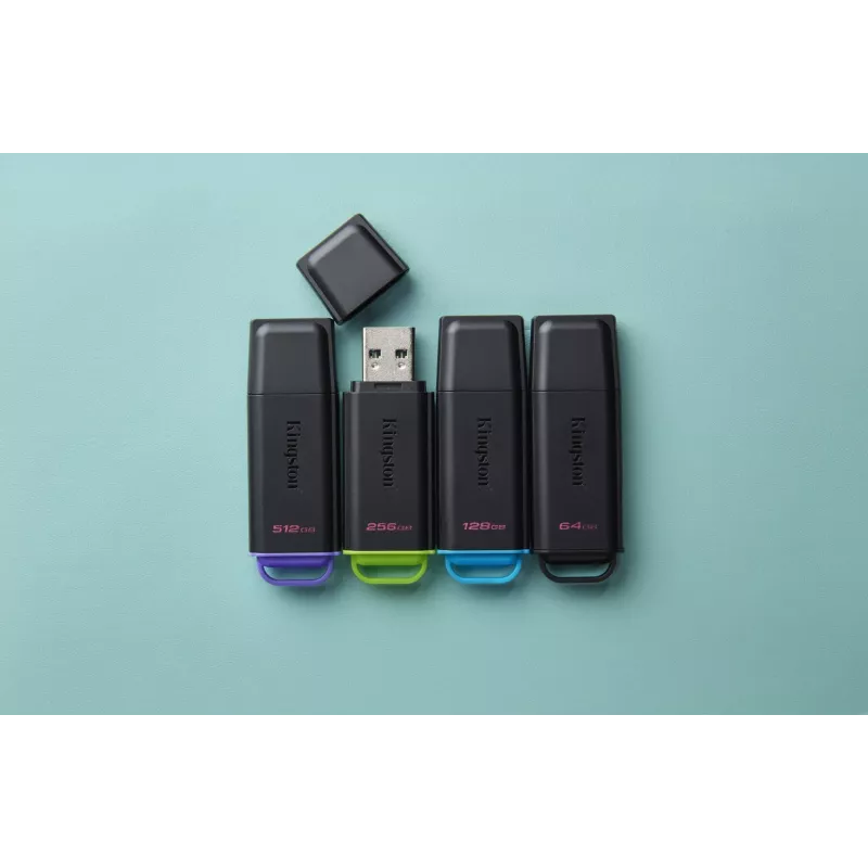 Kingston DataTraveler Exodia 128GB USB 3.2 Gen 1 atmintukas juodas/mėlynas