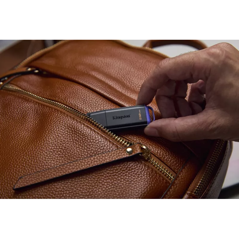 Kingston DataTraveler Exodia 512GB USB 3.2 Gen 1 Juoda/Violetinė