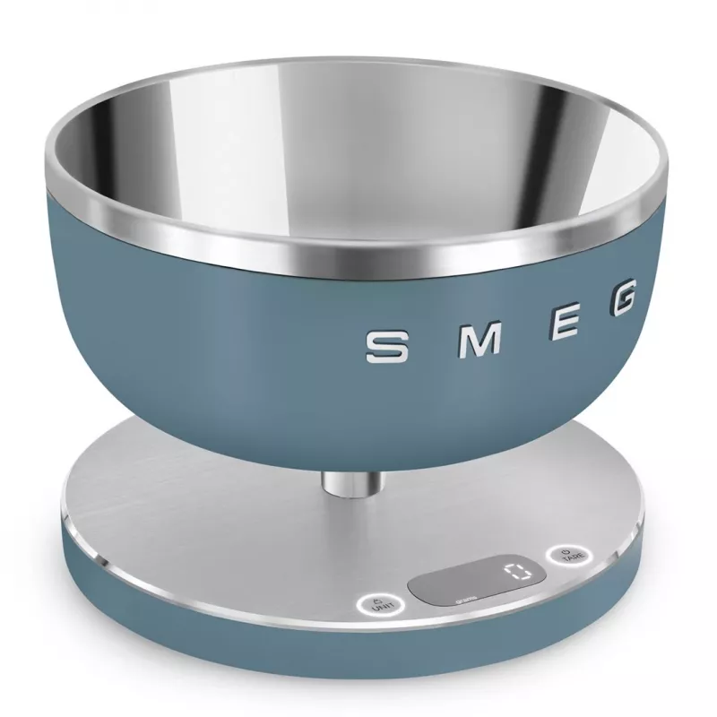 Smeg skaitmeninė virtuvinė svarstyklė KSC01SBMWW, max. 5 kg, Storm Blue