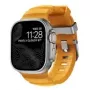 NOMAD Rocky Point Band – dirželis, skirtas Apple Watch 46mm/49mm, FKM ir titanas (sol, natūrali apkaustai)