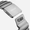 NOMAD Stratos Band – titano apyrankė Apple Watch 49mm su FKM įdėklu (natūralus titanas, juodas FKM)