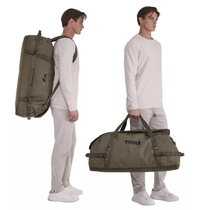 Thule Chasm 90L kelioninis krepšys-duffel giliai chaki spalvos