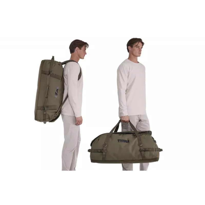 Thule Chasm 90L kelioninis krepšys-duffel giliai chaki spalvos