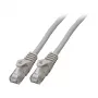 EFB RJ45 jungiamasis kabelis Cat.5e U/UTP LSZH CCA AWG24/7 pilkas 4m