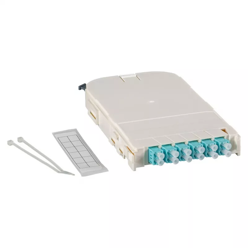EFB Elektronik FTTH modulio įdėklas, skirtas FTTH-BGT, 12 prievadų LC/APC, OS2 keraminės jungtys