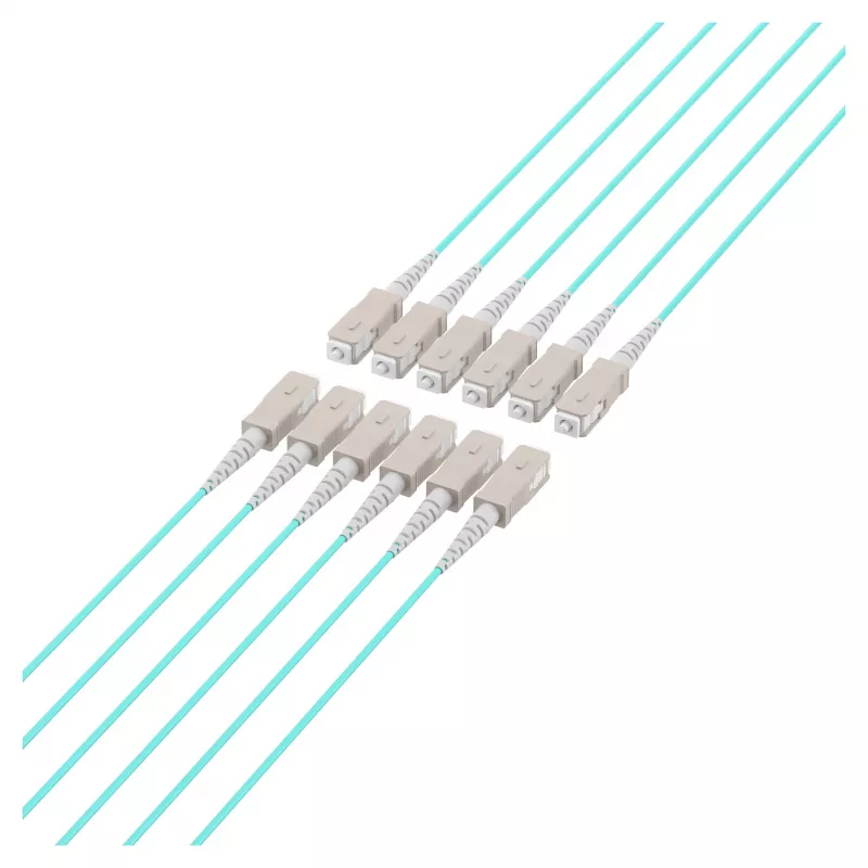 EFB magistralinis kabelis U-DQ(ZN)BH OM3 12G (1x12) SC-SC 100m Dca LSZH