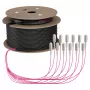 EFB magistralinis kabelis U-DQ(ZN)BH OM4 12G (1x12) SC-SC 200m Dca LSZH