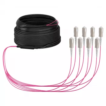 EFB magistralinis kabelis U-DQ(ZN)BH OM4 8G (1x8) SC-SC 20m Dca LSZH