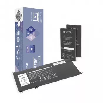 Baterija, skirta Dell Inspiron 15 5587, 7588, 3600 mAh (55 Wh), 15,2 V