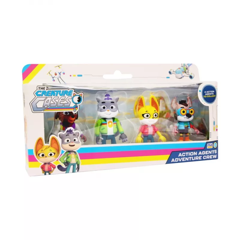 Creature Cases S1 Action Agents 7,5 cm – 4 vnt. pakuotė