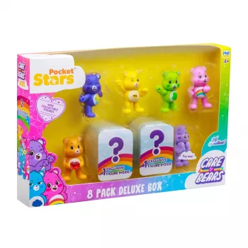Care Bears S1 Figūrėlės – 8 vnt. Deluxe Dėžutė (Asortimentas)
