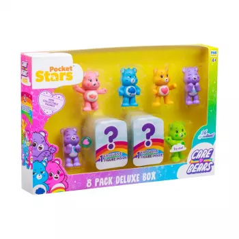 Care Bears S1 Figūrėlės – 8 vnt. Deluxe Dėžutė (Asortimentas)