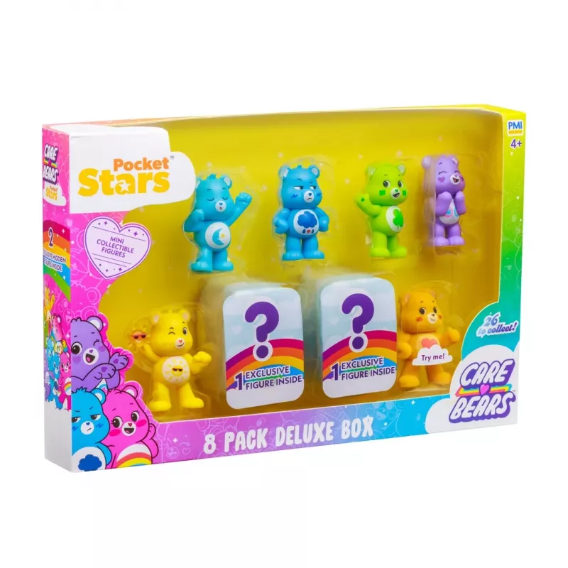 Care Bears S1 Figūrėlės – 8 vnt. Deluxe Dėžutė (Asortimentas)