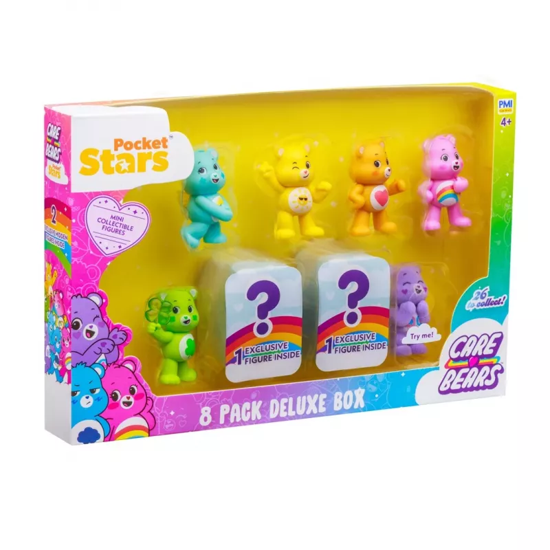 Care Bears S1 Figūrėlės – 8 vnt. Deluxe Dėžutė (Asortimentas)