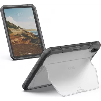 UAG Urban Armor Gear Trooper Dėklas | Apple iPad 11 (2025) / iPad 10,9 (2022) | ledo (permatomas)/pelenų (pilka) | 124512114331